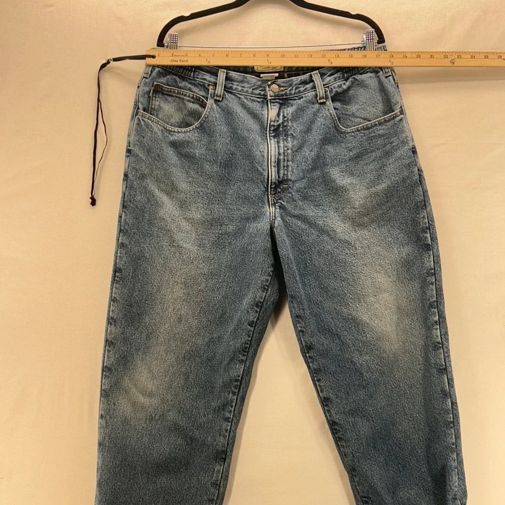 LL Bean Flannel Lined Jeans‎ 38